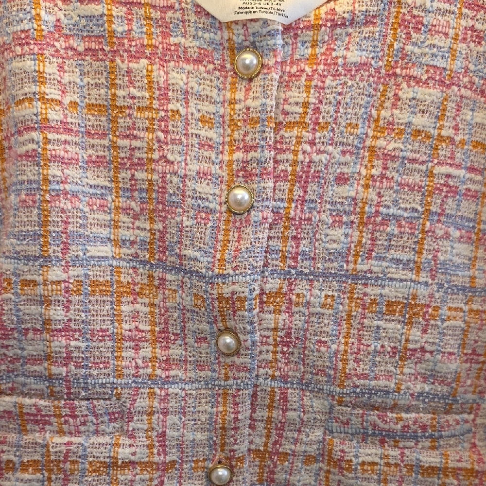H&M Multicolor Tweed Jacket - Picture 4 of 6